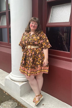 Eclectic Bohemian Friday Dress Retro Floral