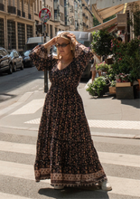 Eclectic Bohemian Fortune Teller Maxidress Black Boho - Last 1 SM
