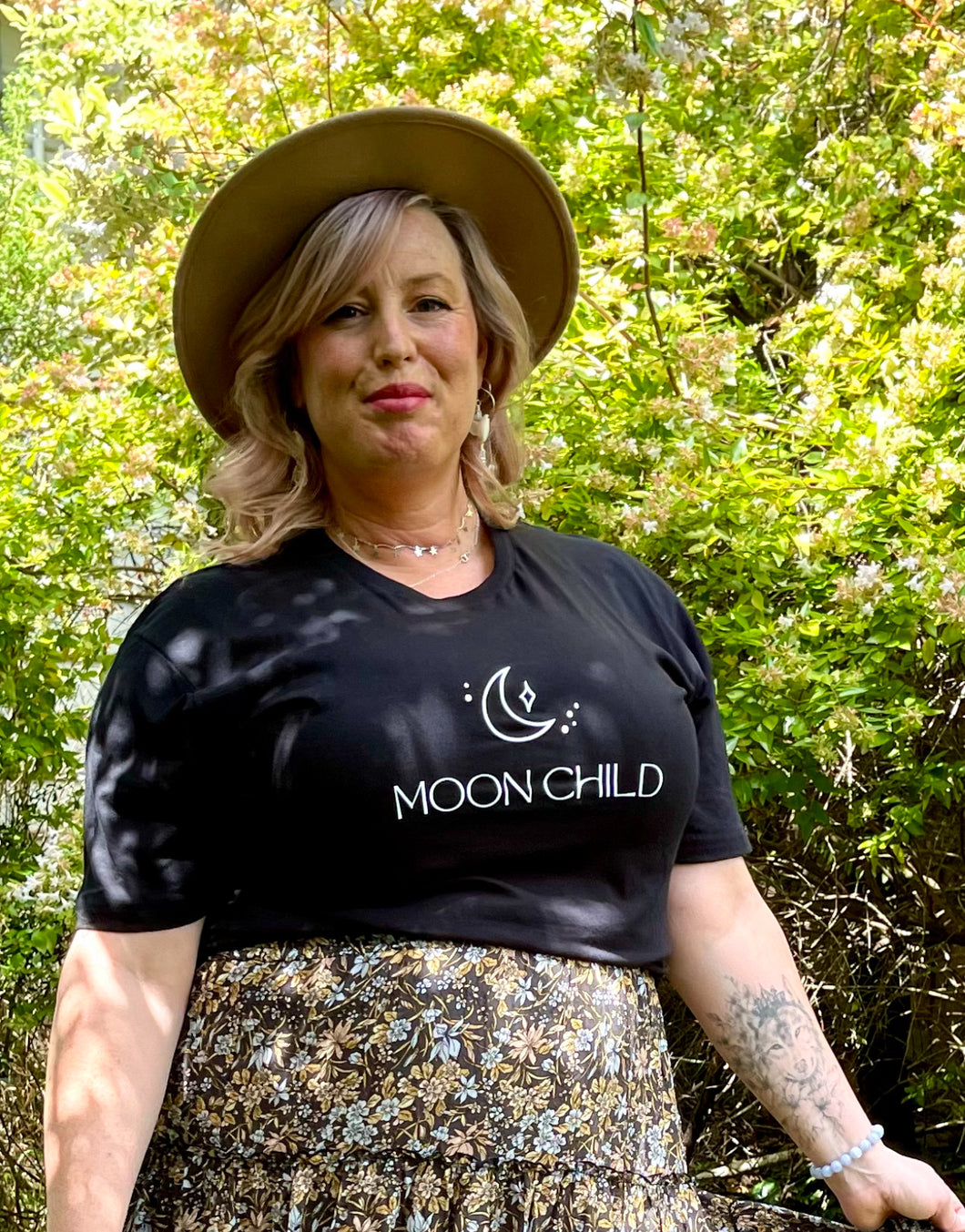 Eclectic Bohemian Moon Child Tee - Last 1s S & XL