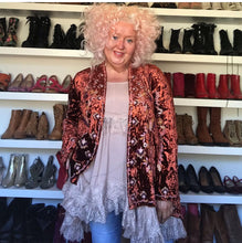 Embroidered Velvet Jacket -Last 1s XL