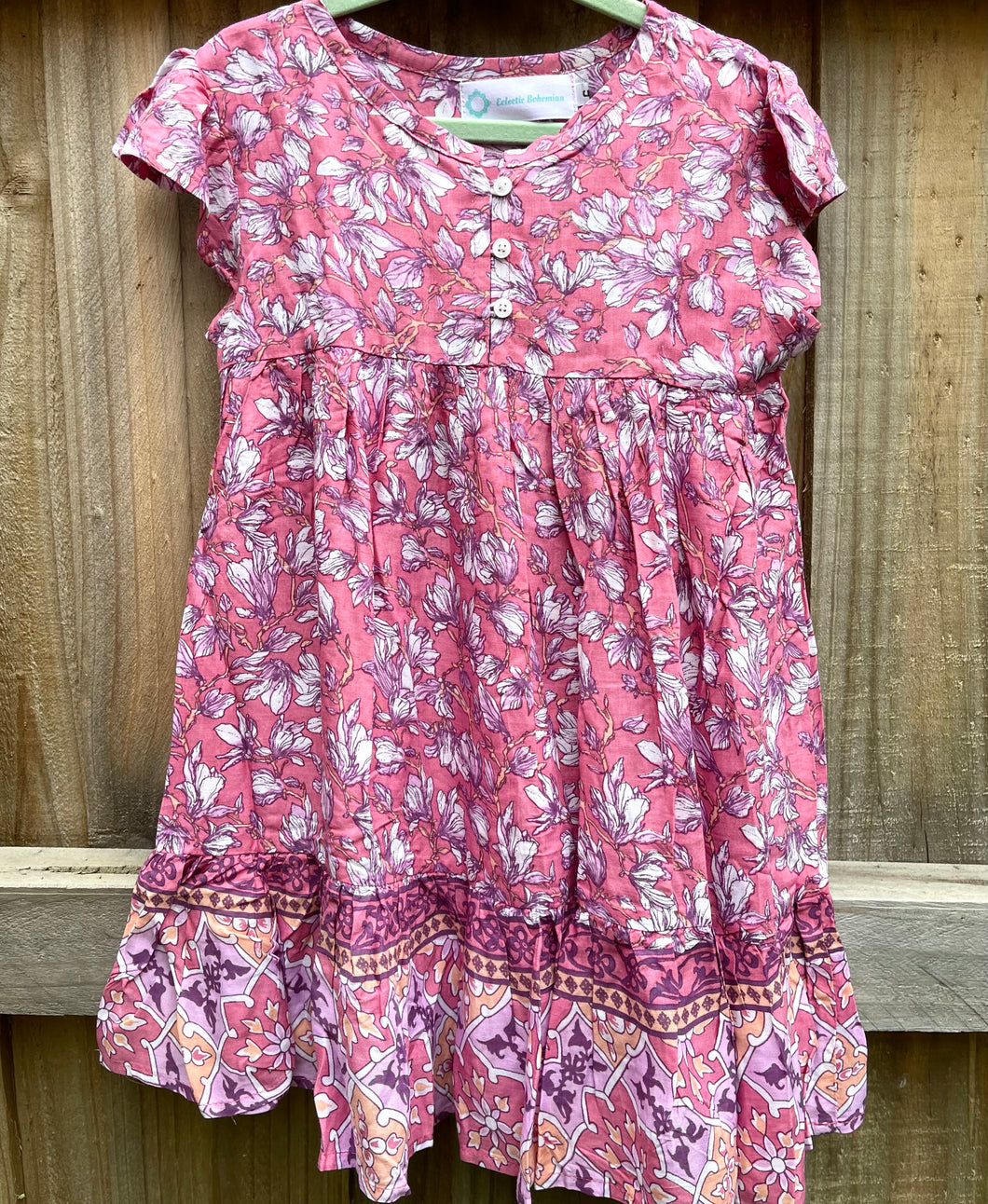 Girls Bohemian Princess Mini MeDress Assorted Colours