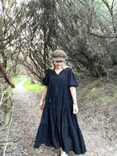 Eclectic Bohemian Nora Cotton Dress Black