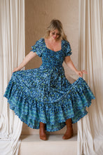 Eclectic Bohemian Florence Dress Bluebell