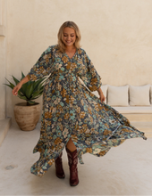Eclectic Bohemian Wanderlust Maxidress Mist Blue