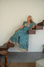 Wanderlust Maxidress Teal Floral