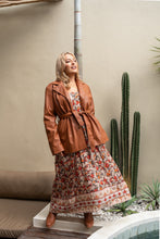 Eclectic Bohemian Vintage Inspired Jacket Vegan Leather