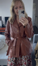 Eclectic Bohemian Vintage Inspired Jacket Vegan Leather