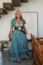 Wanderlust Maxidress Teal Floral