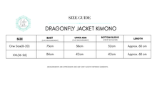 Eclectic Bohemian Dragonfly Jacket Kimono