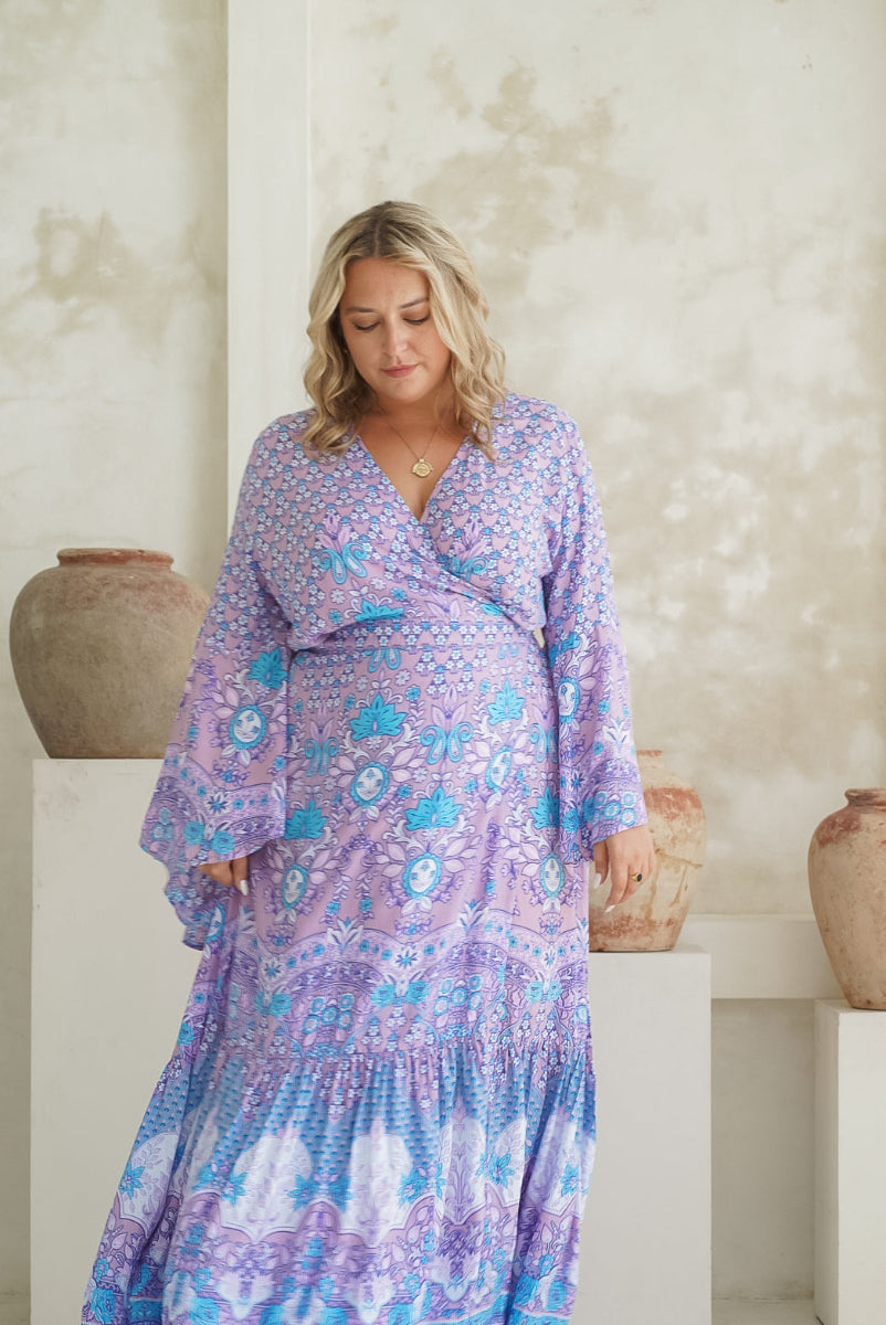 Waterfall Wrap Dress | Eastern Eclectica