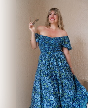 Eclectic Bohemian Florence Dress Bluebell