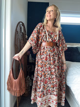 Eclectic Bohemian Heather Dress Dark Floral