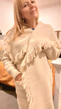 SALE - Boho Draped Cardigan Tassel Cream