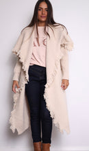 SALE - Boho Draped Cardigan Tassel Cream