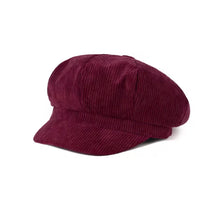 Cap Portobello Baker Boy Style Corduroy