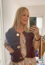 Chunky Knit Vest Coffee