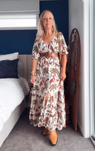 Eclectic Bohemian Fortune Teller Maxidress Short Sleeve Luxe Jungle