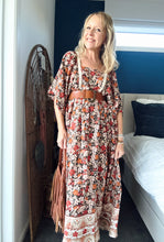 Eclectic Bohemian Heather Dress Dark Floral
