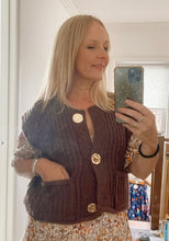 Chunky Knit Vest Coffee
