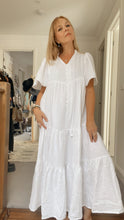 Eclectic Bohemian Nora Cotton Dress White