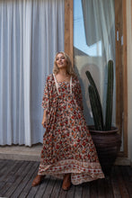 Eclectic Bohemian Heather Dress Dark Floral