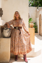 Eclectic Bohemian Suzi Maxidress Caramel Floral