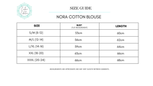 SALE- Nora Cotton Blouse Black