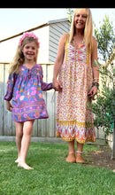 Girls Bohemian Princess Mini Me Dress - Assorted Colours